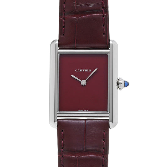 Tank Must LM WSTA0054 Burgundy lacquer CARTIER Ladies [Pre-owned]