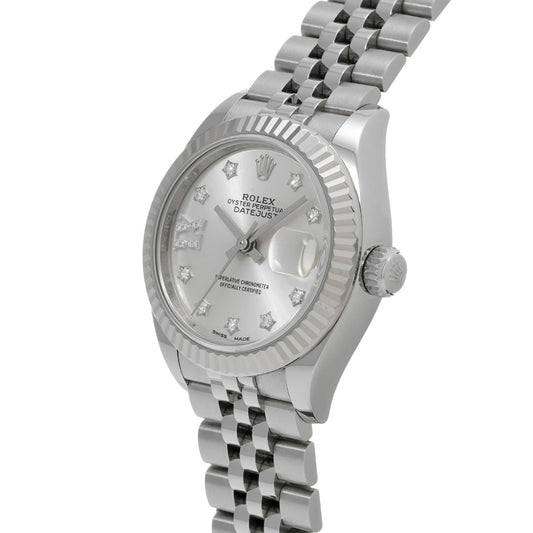 DATE JUST 279174G Random Serial Silver/Star Diamond ROLEX Ladies [Pre-Owned].