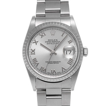 DATE JUST 16220 P (made around 2000) Silver ROLEX Men's [Pre-owned].