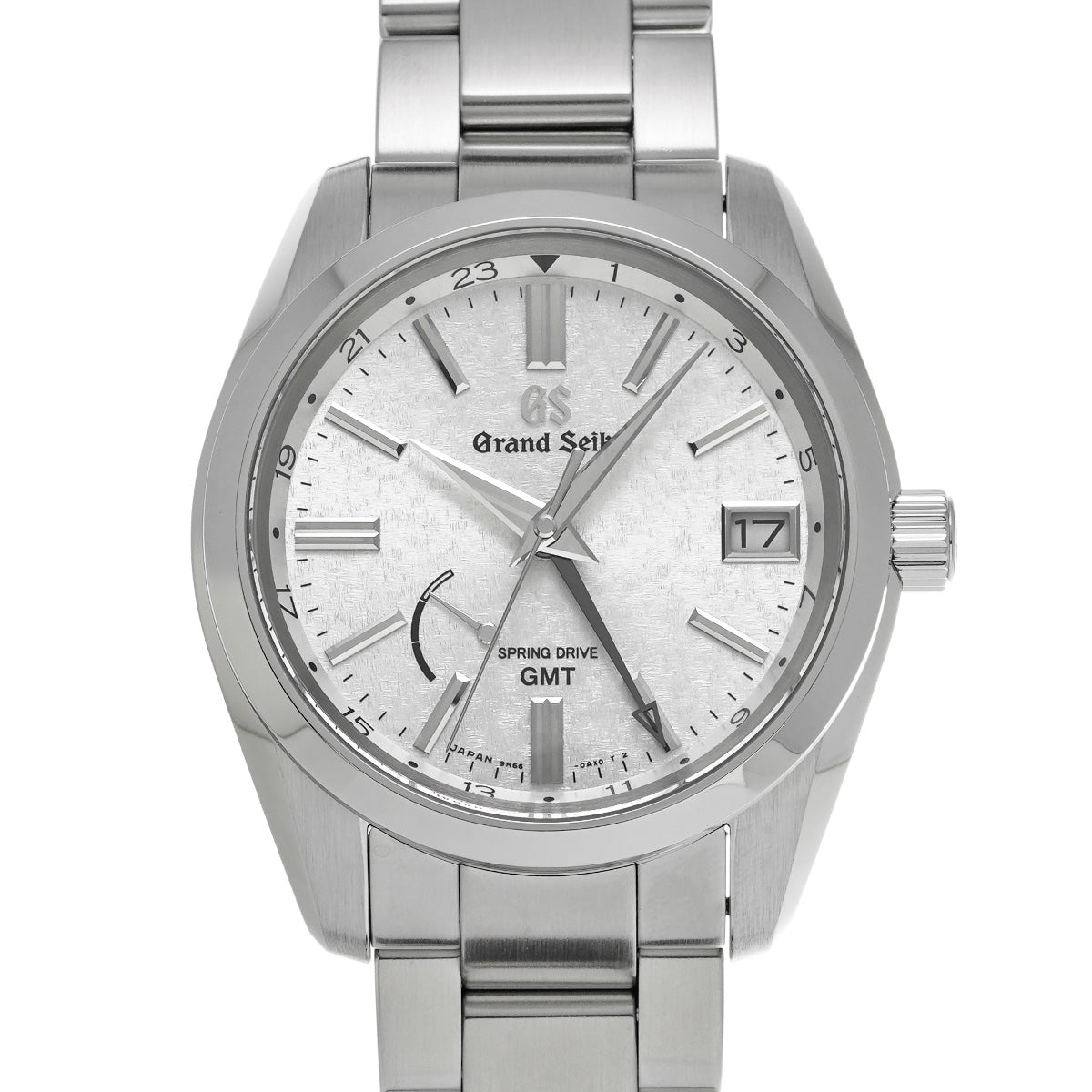 Spring Drive GMT SBGE279 Silver Grand Seiko Men's [Pre-Owned].
