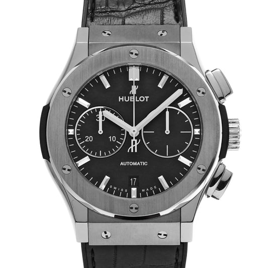 Classic Fusion Titanium Chronograph 521.NX.1171.LR Black HUBLOT Men's [Pre-owned]
