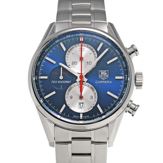 CARRERA CALIBRE 1887 CHRONOGRAPH FUJI SPEEDWAY CAR211B.BA0724 Blue/Silver TAG HEUER Mens [Pre-Owned].