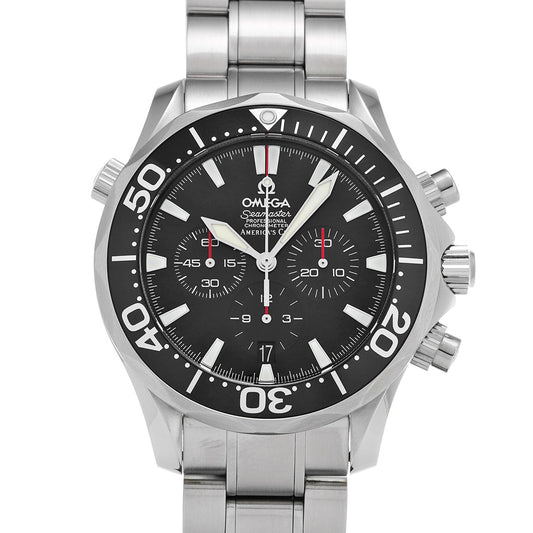 Seamaster 300 Chronograph America's Cup 2594.50 Black OMEGA Men's [Pre-Owned].