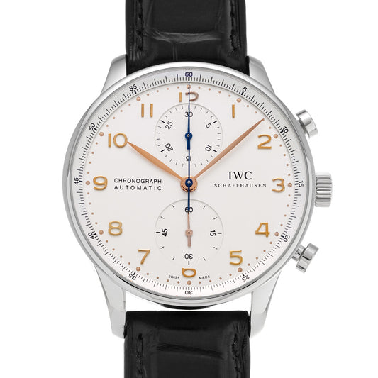 Portuguese Chronograph IW371401 Silver IWC Men's [Pre-Owned]