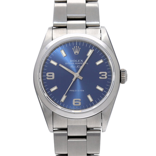 Air-King 14000 S (manufactured circa 1994) Blue ROLEX Men's [Pre-Owned].