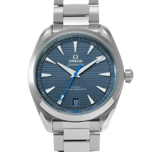 Seamaster Aqua Terra Co-Axial Master Chronometer 220.10.41.21.03.002 Blue OMEGA Men's [Pre-Owned].