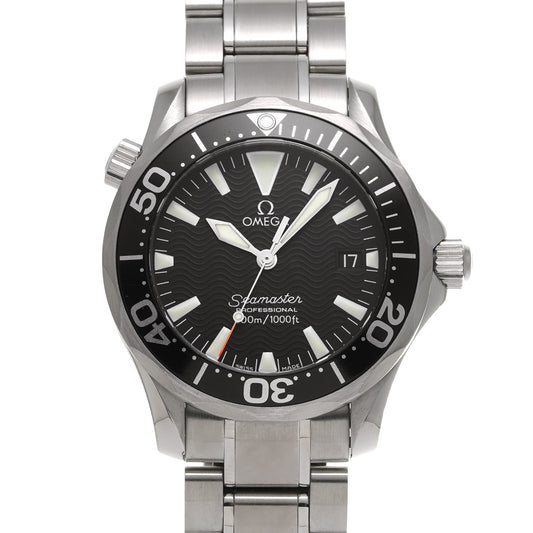 2262.50 Seamaster Professional 300 Black OMEGA Men's [Pre-owned].