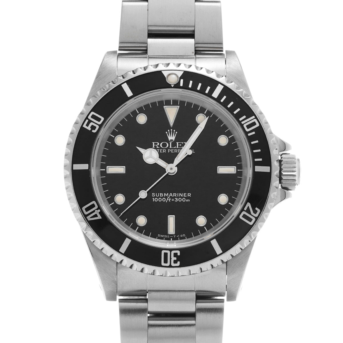 Submariner 14060 N (manufactured circa 1990) Black ROLEX Men's [Pre-owned].
