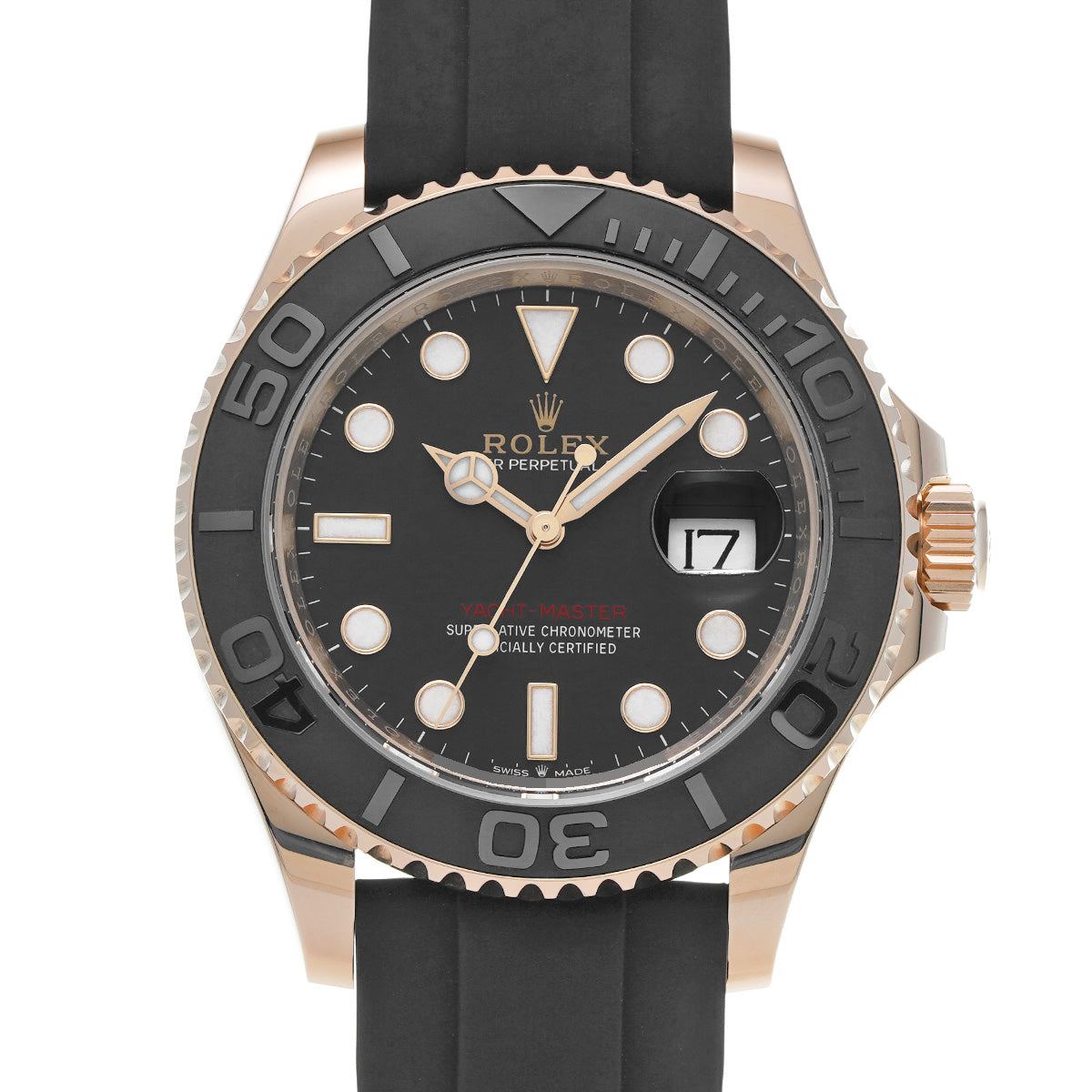 Yacht-Master 40 126655 Random Serial Black ROLEX Men's [Pre-Owned].