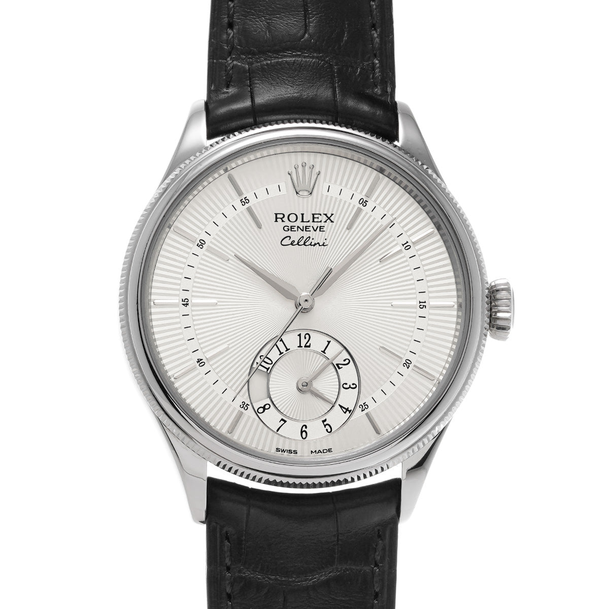 Cellini Dual Time 50529 Random Serial Silver ROLEX Men's [Pre-Owned].