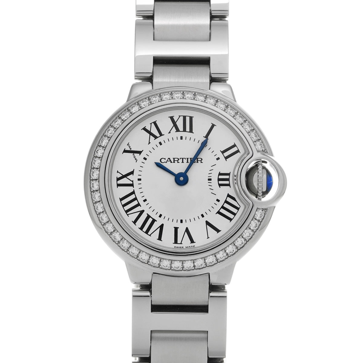 Ballon Bleu de Cartier 28mm W4BB0015 Silver CARTIER Ladies [Pre-owned]