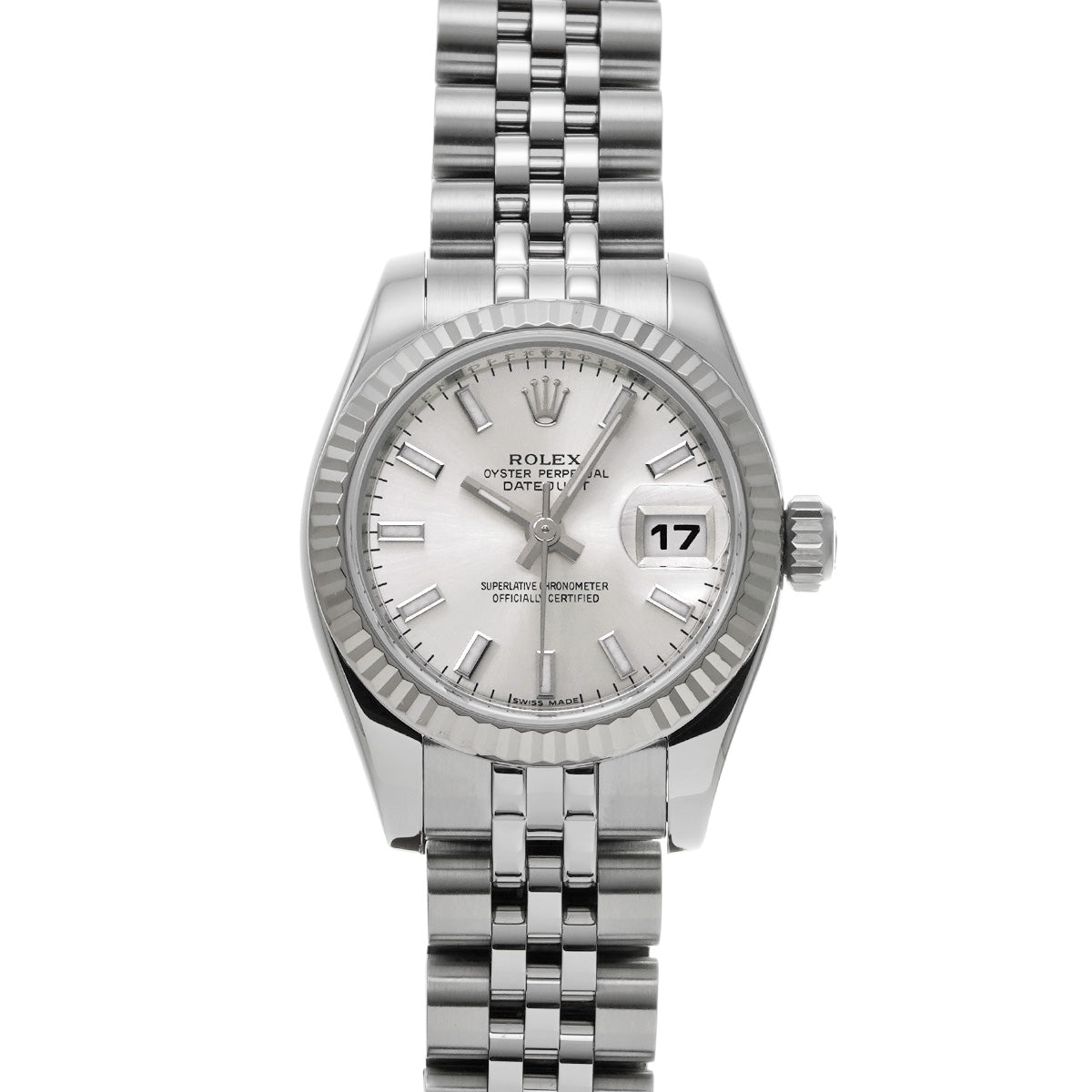 DATE JUST 179174 V (made around 2009) Silver ROLEX Ladies [Pre-Owned].