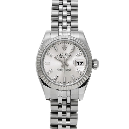 DATE JUST 179174 V (made around 2009) Silver ROLEX Ladies [Pre-Owned].