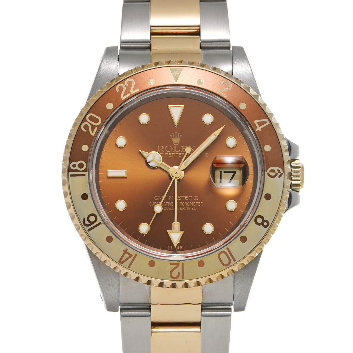 16713 GMT Master II No. A (manufactured circa 1999) Brown ROLEX Men's [Pre-Owned].