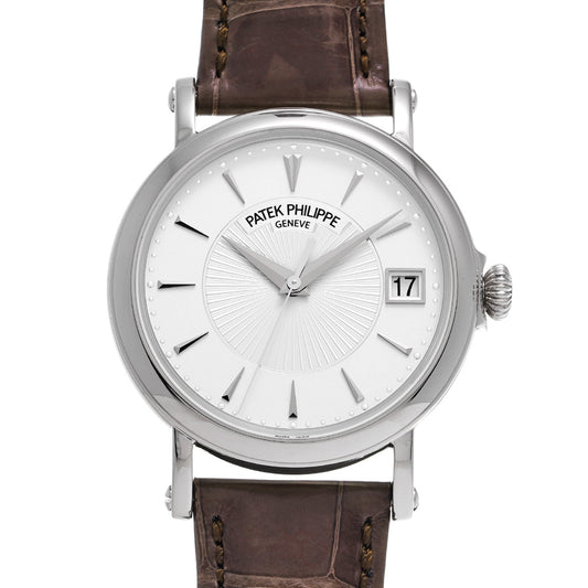 Calatrava Officer 5153G-010 Silver PATEK PHILIPPE Men's [Pre-Owned].