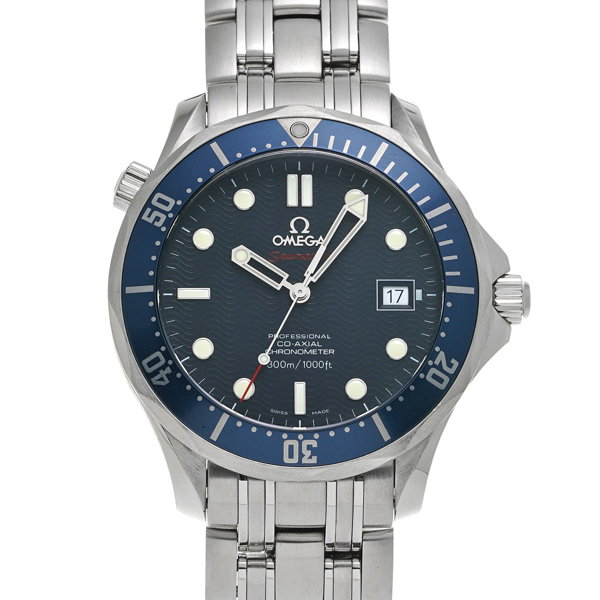 Seamaster Diver 300 Co-Axial 2220.80 Blue OMEGA Men's [Pre-Owned].