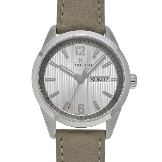 Broadway Day Date Quartz H43311915 Silver HAMILTON Men's [Pre-Owned].