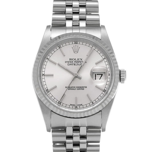 DATE JUST 16234 F (made around 2004) Silver ROLEX Men's [Pre-owned].