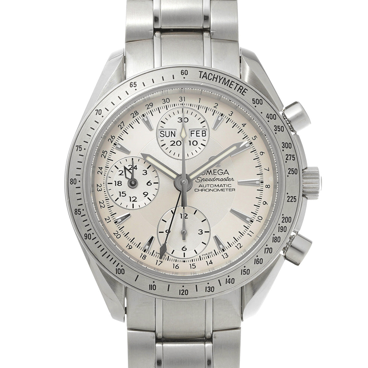 3221.30 Speedmaster Triple Calendar Silver OMEGA Men's [Pre-Owned].