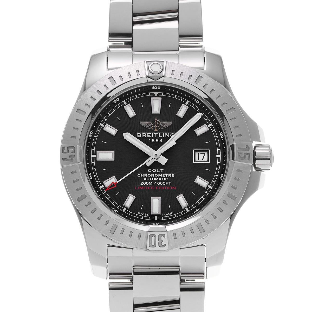Colt Automatic A173882Y/BE66 Black BREITLING Men's [Pre-Owned].