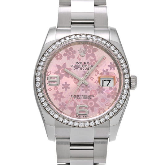 DATE JUST 116244 Random Serial Pink Flower ROLEX Men's [Pre-Owned].