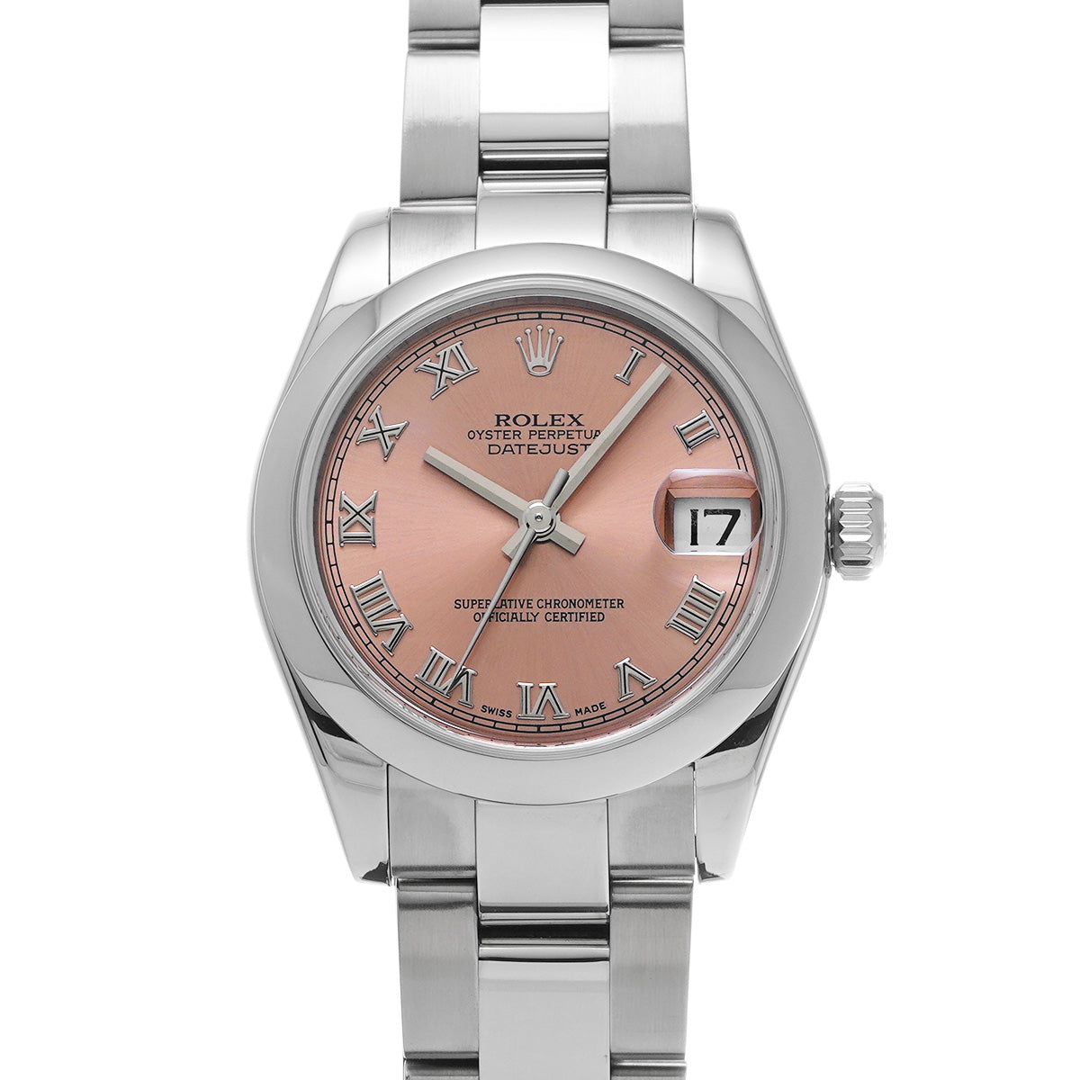 DATE JUST 178240 D (manufactured circa 2006) Pink ROLEX Unisex [Pre-Owned].