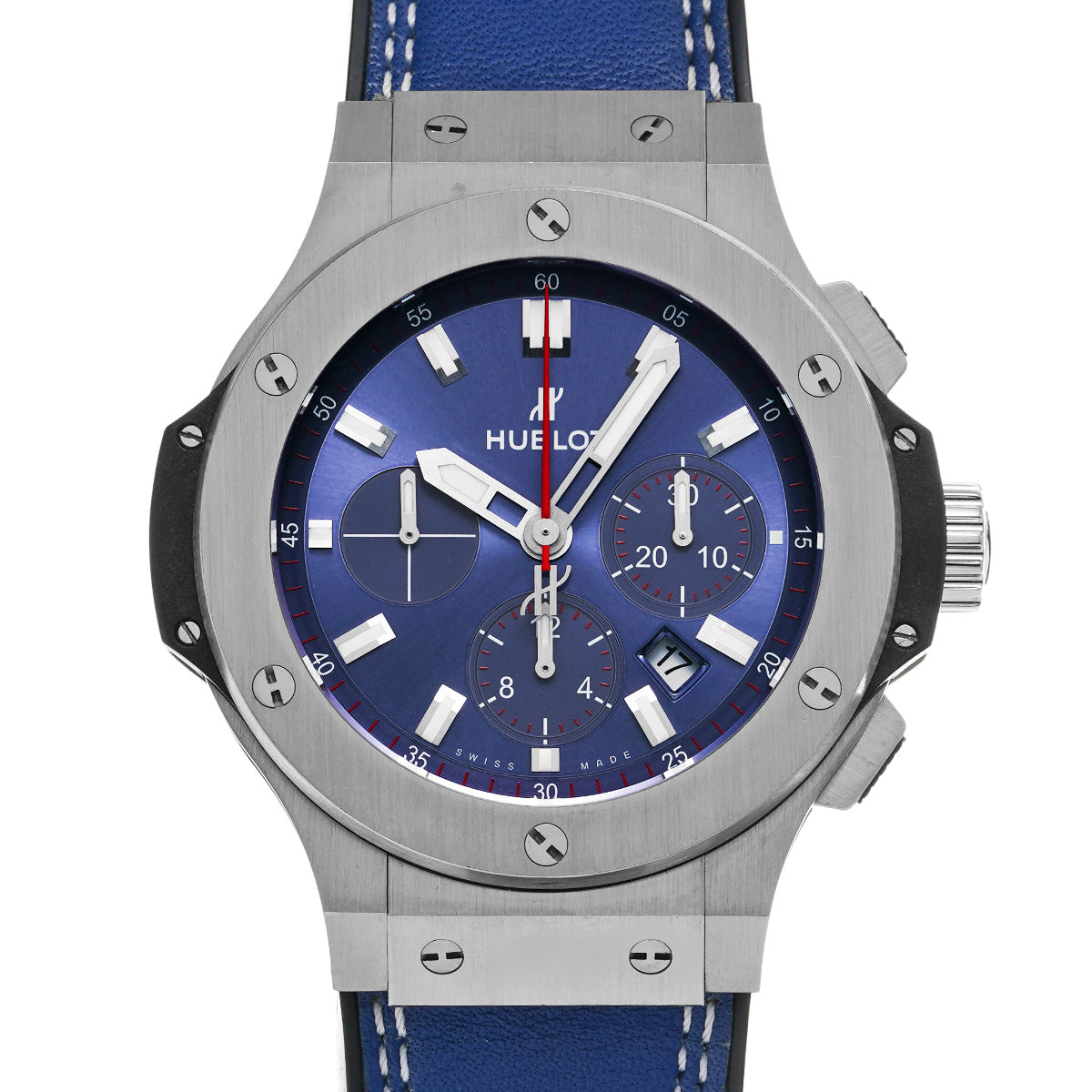 Big Bang Blue Victory Japan National Soccer Team Model 301.SX.7123.VR.FCJ15 Blue HUBLOT Men's [Pre-owned].