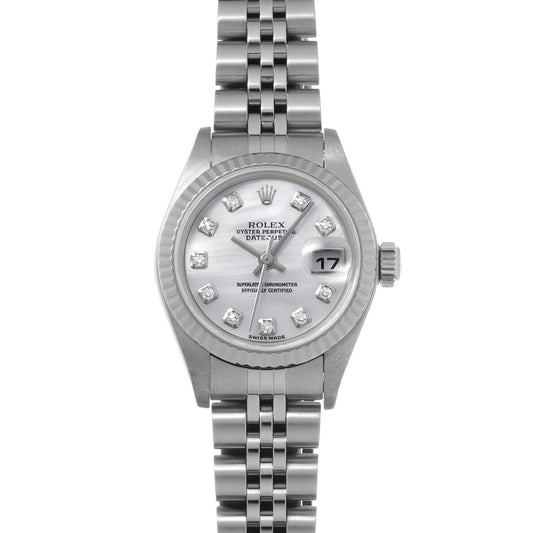 79174NG Datejust Y (made around 2003) White MOP/Diamond ROLEX Ladies [Pre-Owned].