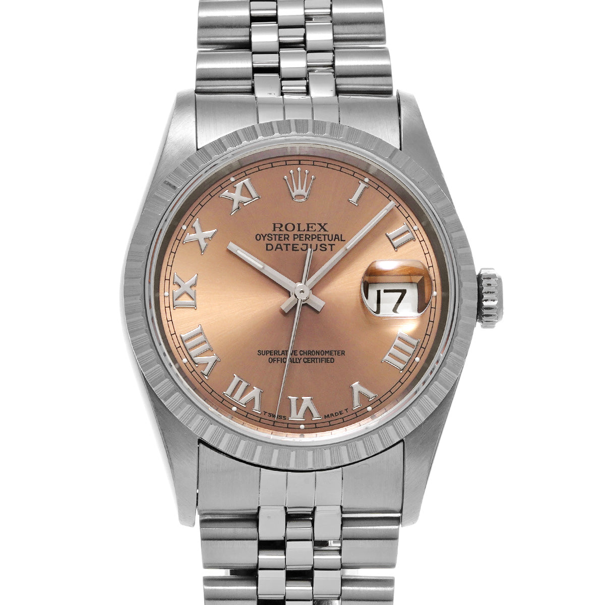 DATE JUST 16220 S (manufactured circa 1993) Pink ROLEX Men's [Pre-Owned].
