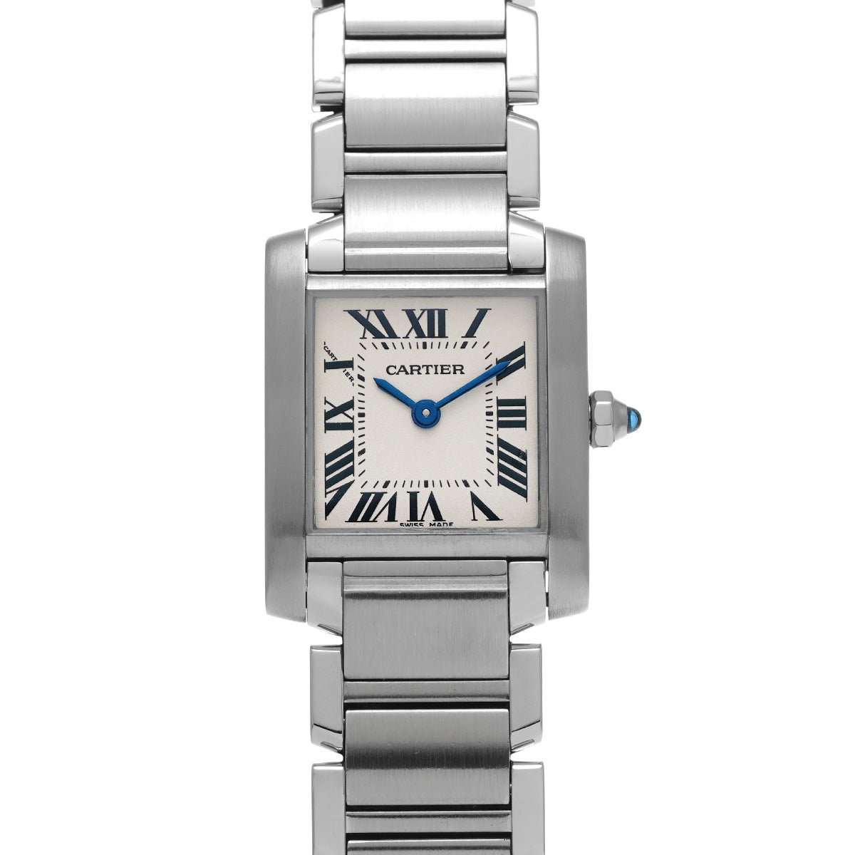 Tank Francaise SM W51008Q3 Silver CARTIER Ladies [Pre-owned]