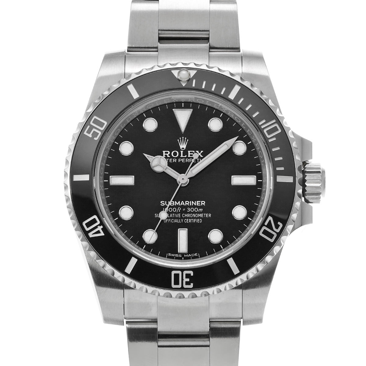 Submariner 114060 Random Serial Black ROLEX Men's [Pre-Owned].