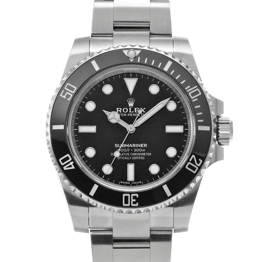 Submariner 114060 Random Serial Black ROLEX Men's [Pre-Owned].