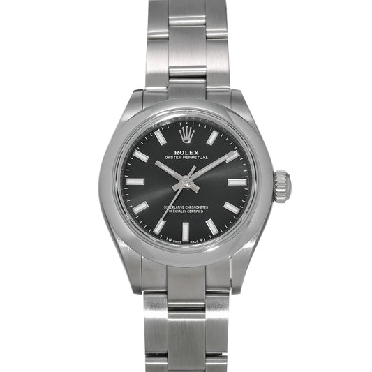 Oyster Perpetual 28 276200 Random Serial Black ROLEX Ladies [Pre-owned].