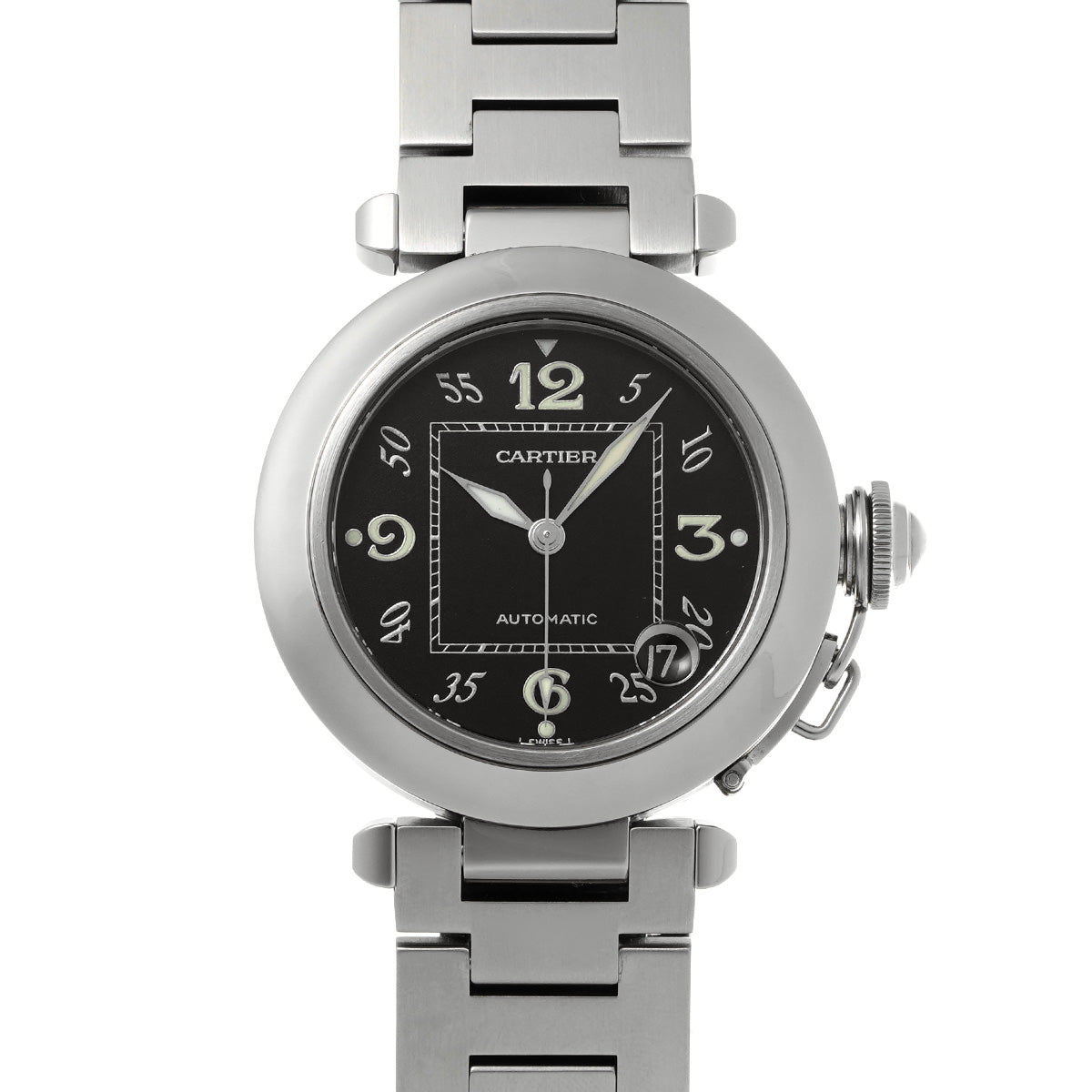 W31043M7 Pasha C Black CARTIER Unisex [Pre-Owned].