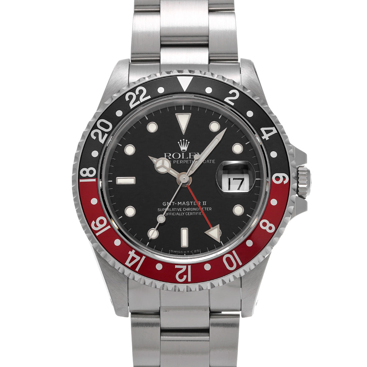 GMT Master II 16710 X No. (manufactured circa 1993) Black ROLEX Men's [Pre-Owned].