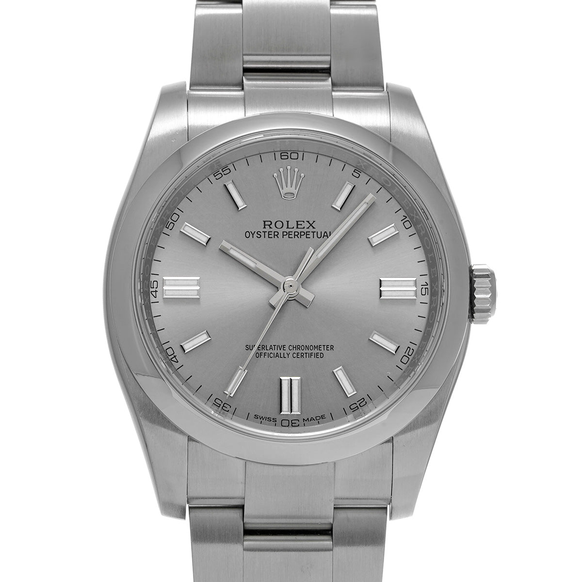 Oyster Perpetual 116000 Random Serial Gray ROLEX Men's [Pre-Owned].