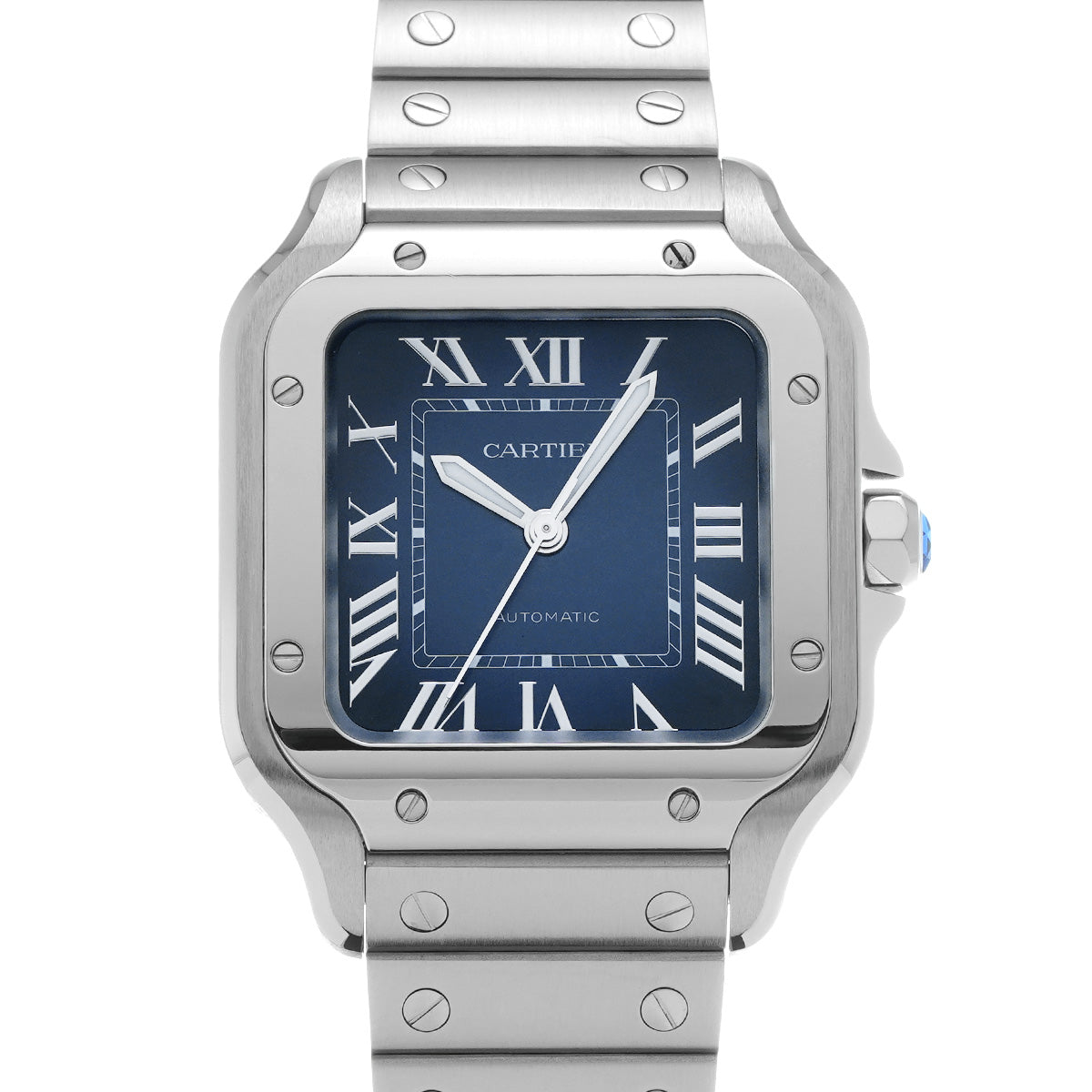 Santos de Cartier MM WSSA0063 Blue Gradation CARTIER Men's [Pre-Owned].
