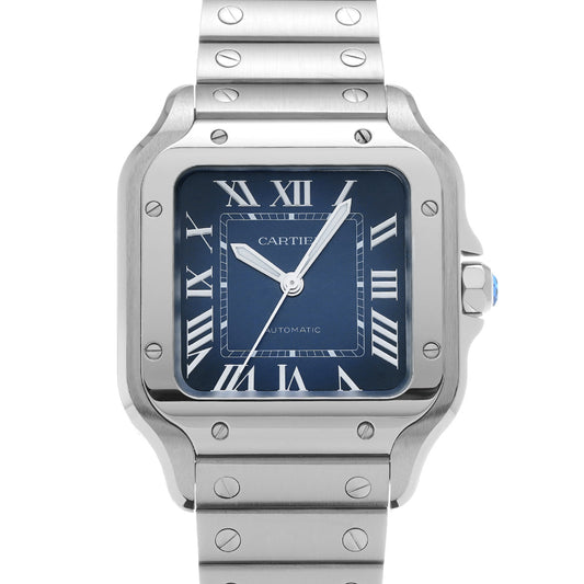Santos de Cartier MM WSSA0063 Blue Gradation CARTIER Men's [Pre-Owned].