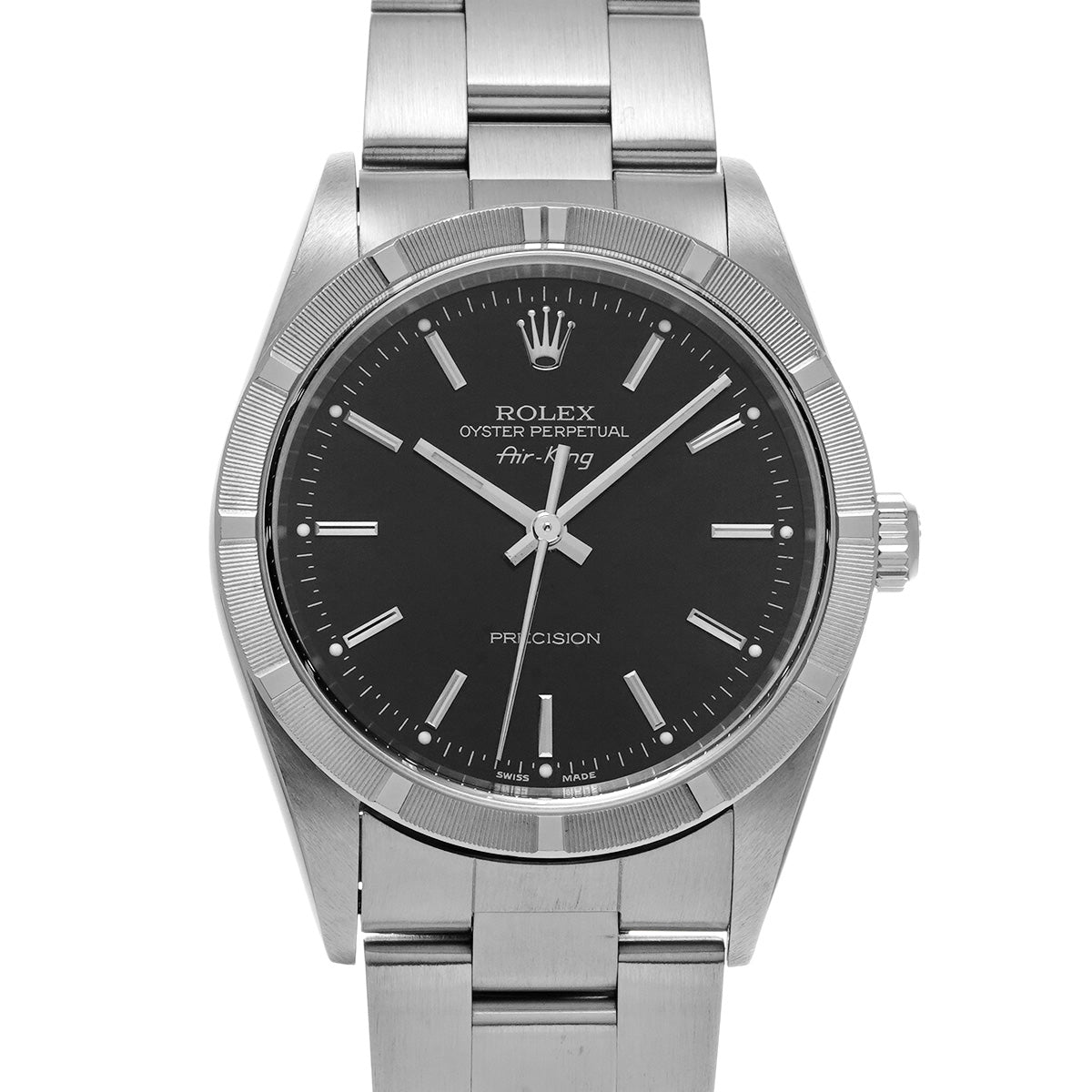 Air-King 14010M F No. (manufactured around 2004) Black ROLEX Men's [Pre-Owned].