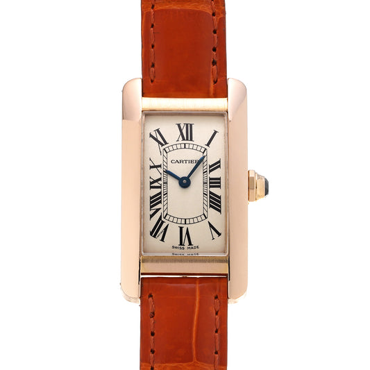Tank American SM W2607456 Silver CARTIER Ladies [Pre-owned]