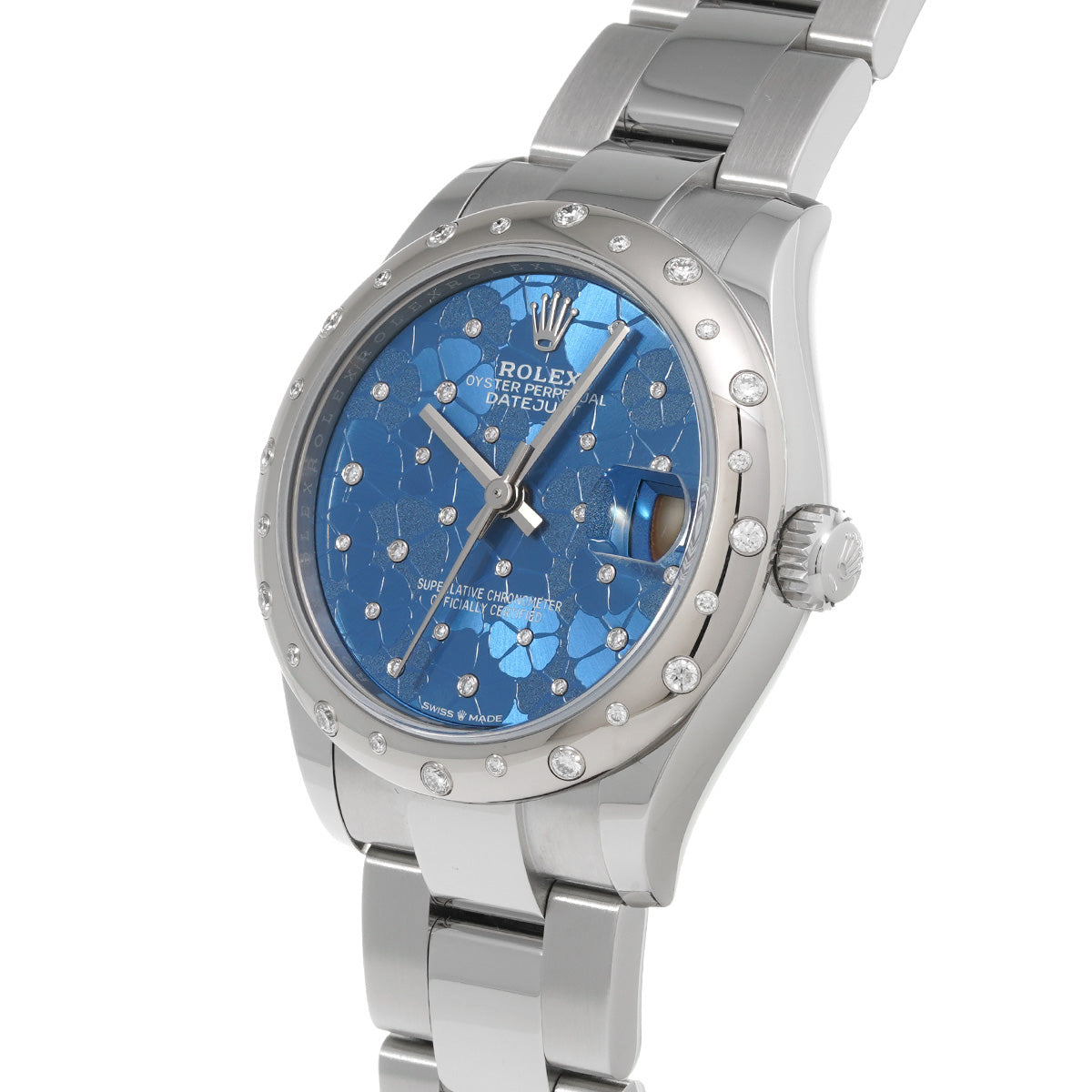 Datejust 31 278344RBR Random Serial Azzurro Blue Floral-Motif/Diamond ROLEX Unisex [Pre-Owned].