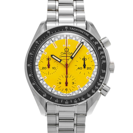 Speedmaster Racing Michael Schumacher 3510.12 Yellow OMEGA Men's [Pre-Owned].
