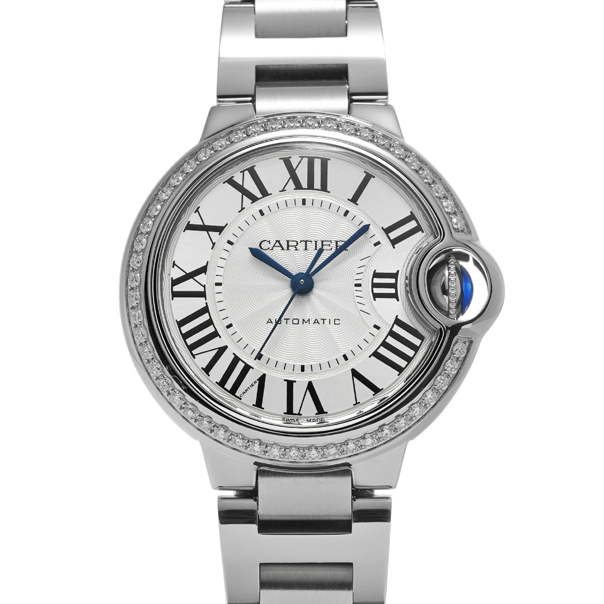 Ballon Bleu de Cartier 33mm W4BB0016 Silver CARTIER Unisex [Pre-Owned].