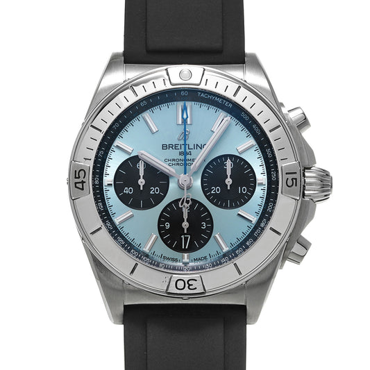 Chronomat B01 42 PB0134101C1S1 Ice Blue/Black BREITLING Men's [Pre-Owned].