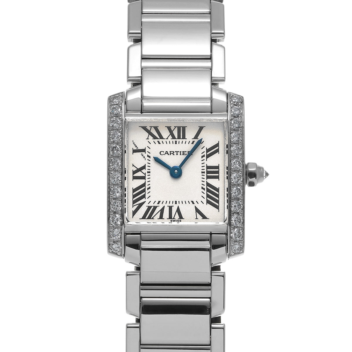 Tank Francaise SM WE1002S3 Silver CARTIER Ladies [Pre-owned]