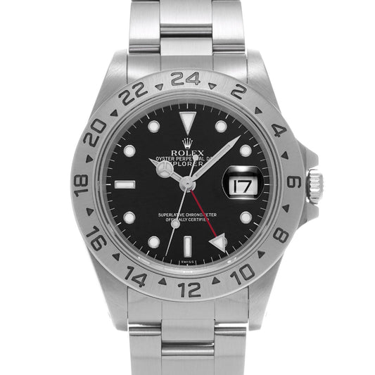 Explorer II 16570 A (manufactured circa 1999) Black ROLEX Men's [Pre-Owned].