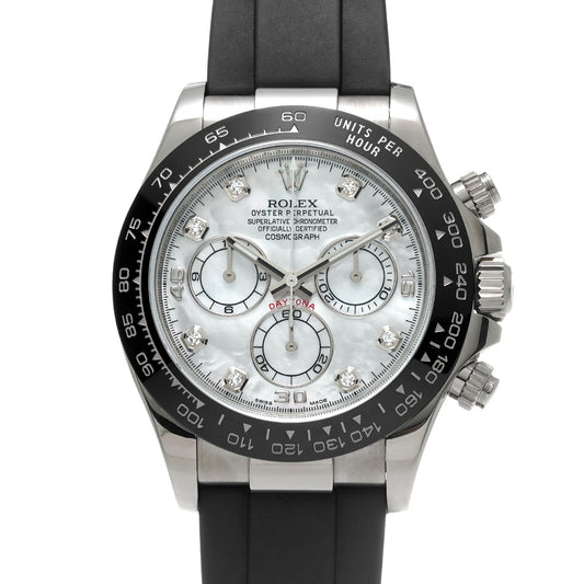 Cosmograph Daytona 116519LNNG Random Serial White MOP/Diamond ROLEX Men's [Pre-Owned].