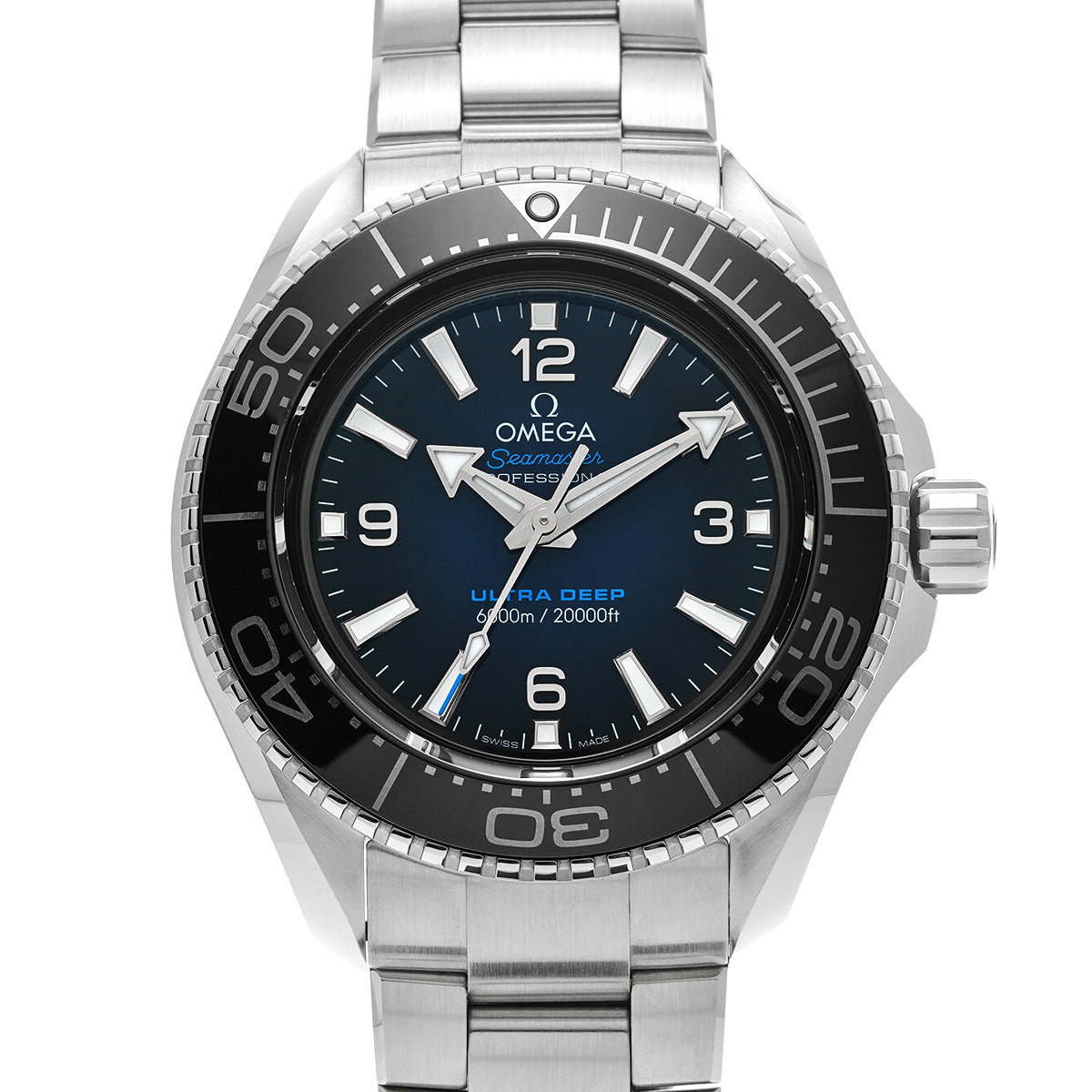 Seamaster Planet Ocean 6000 Co-Axial Master Chronometer Ultra Deep 215.30.46.21.03.001 Blue Gradation OMEGA Men's [pre-owned]