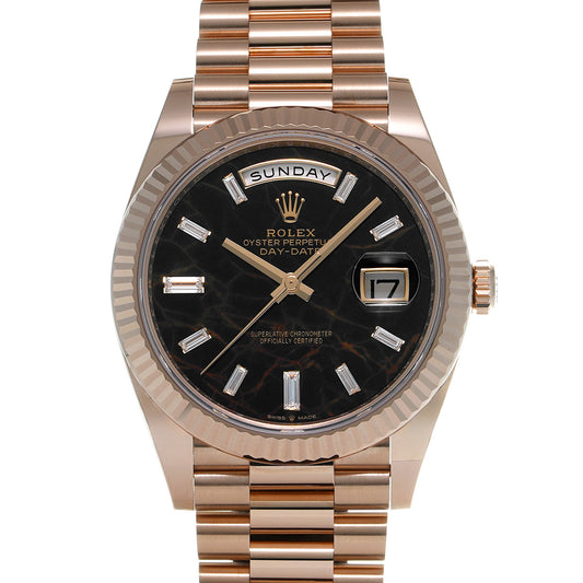 Day Date 40 228235A Random Serial Eisenkiesel/Baguette Diamonds ROLEX Men's [Pre-Owned].