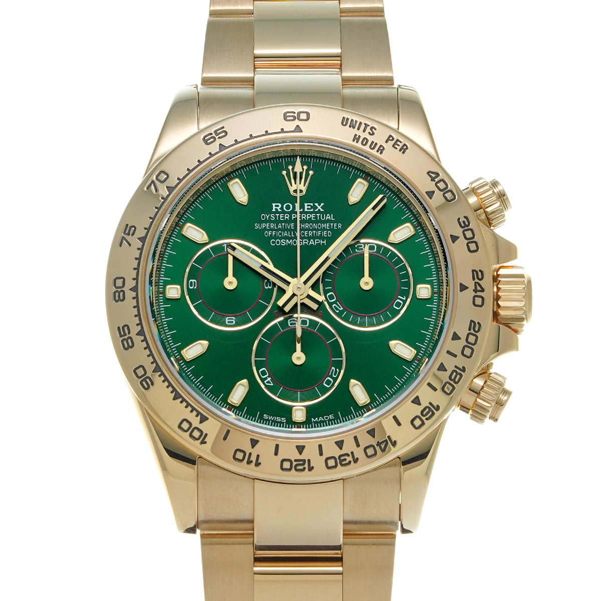 Cosmograph Daytona 116508 Random Serial Green ROLEX Men's [Pre-Owned].